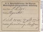 Etiketten zu Akanthit (Argentit) (NHMW-MIN-Ak395)